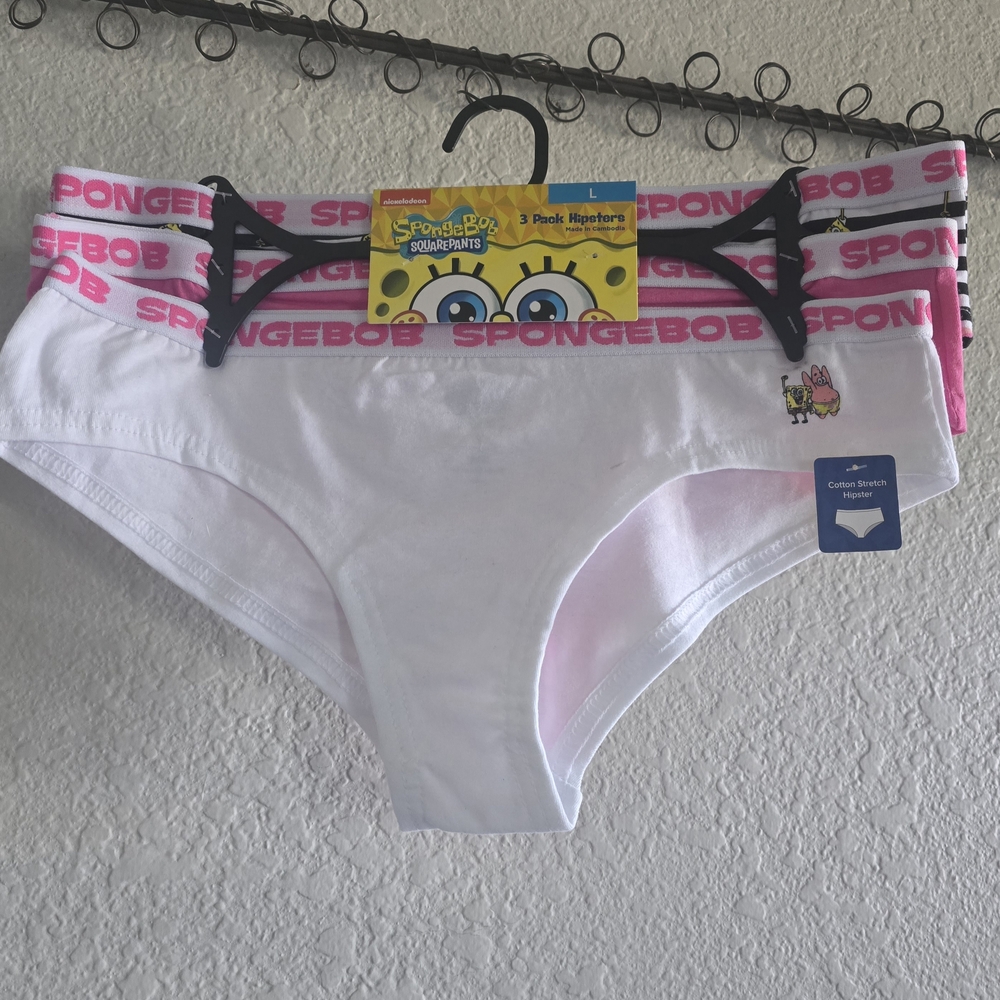 SpongeBob SquarePants  Underwear - White and Pink